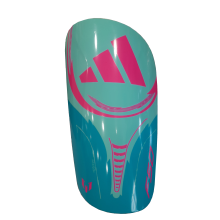 adidas MESSI SG CLB Shin Guards (FLAAQU/LUCCYA/LUCPNK) :: Size: Small, Medium, Large